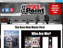 Tablet Screenshot of 891thepoint.com